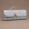 Python-Embossed Clutch
