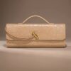 Python-Embossed Clutch