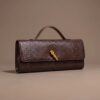 Python-Embossed Clutch